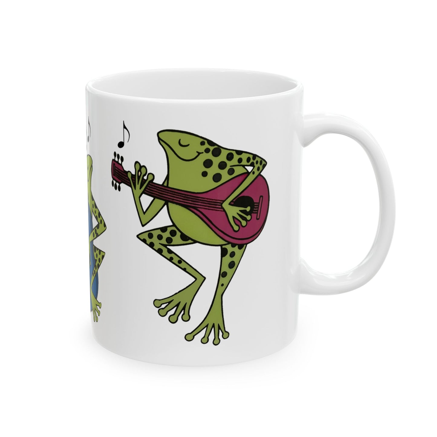 Frog Music Trio Ceramic Mug