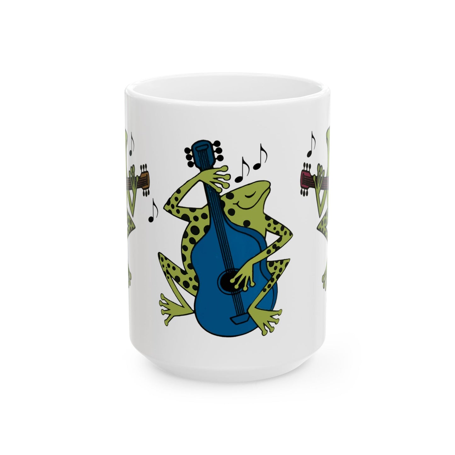 Frog Music Trio Ceramic Mug
