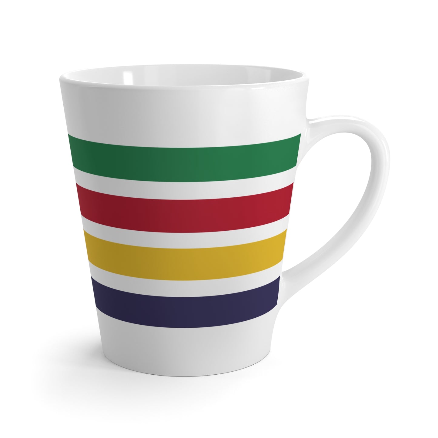 Colorful National Park Striped Latte Mug