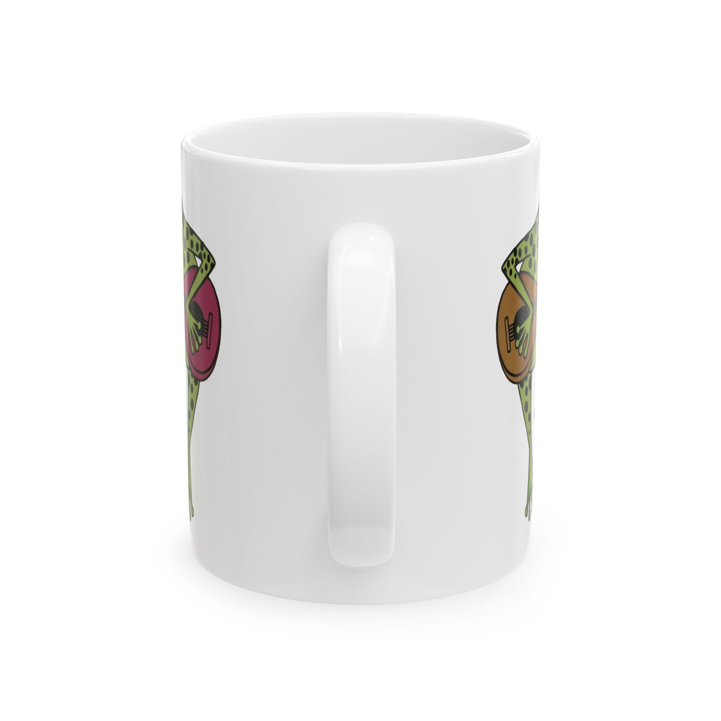 Frog Music Trio Ceramic Mug
