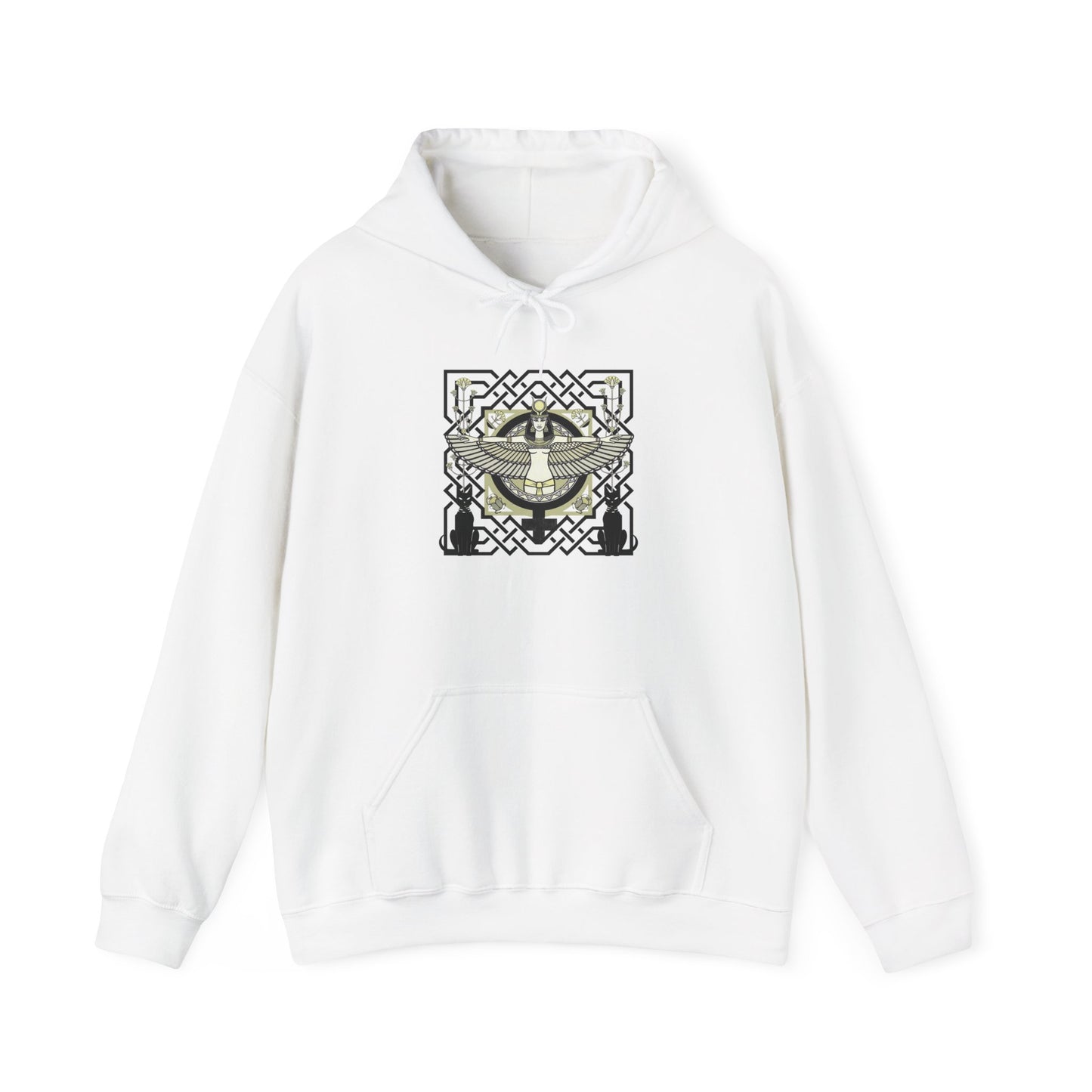 Goddess Isis Egyptian Hooded Sweatshirt