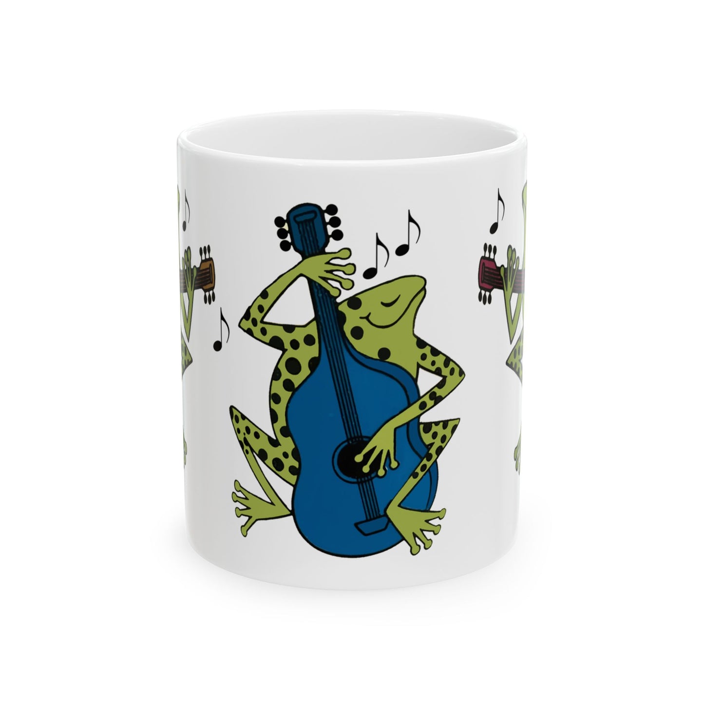Frog Music Trio Ceramic Mug
