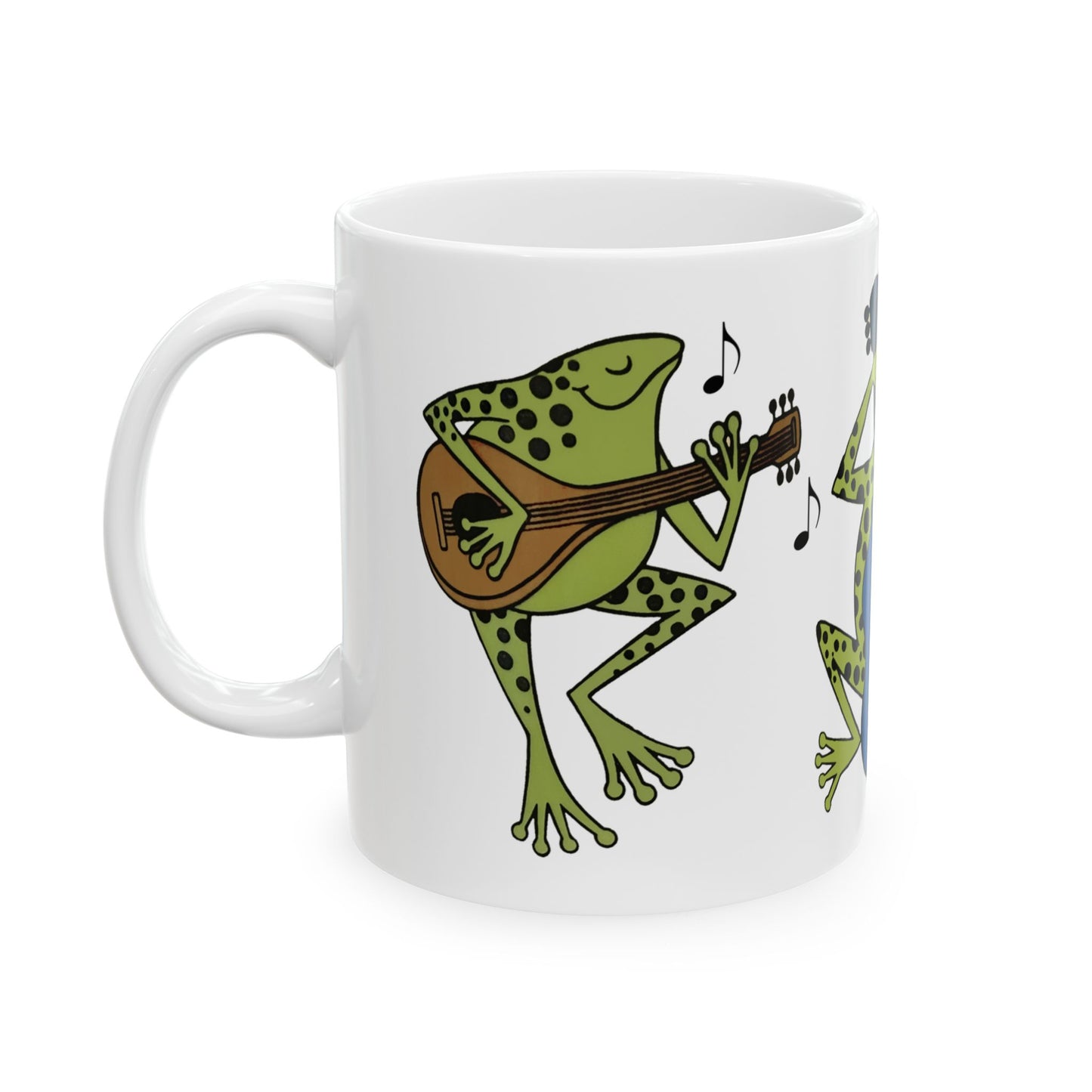 Frog Music Trio Ceramic Mug
