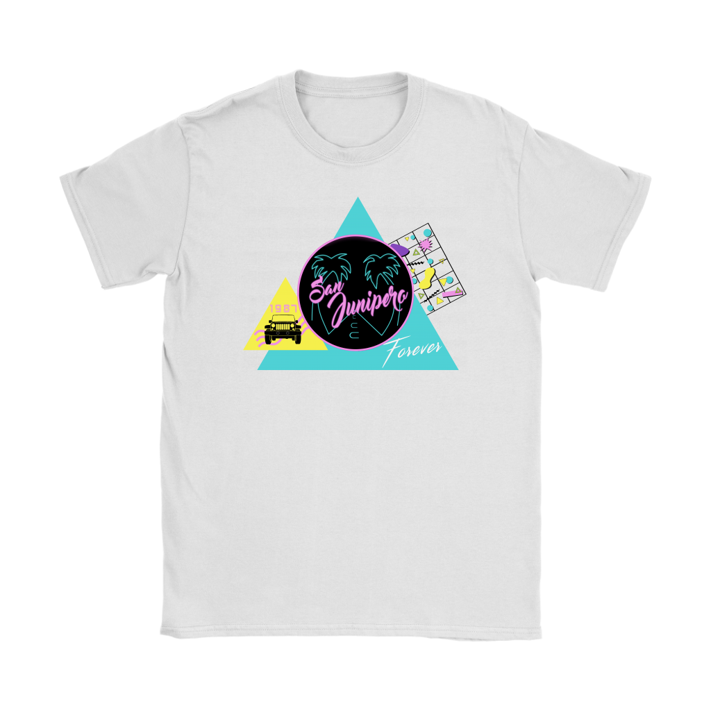 Ladies San Junipero Retro 80's Tee