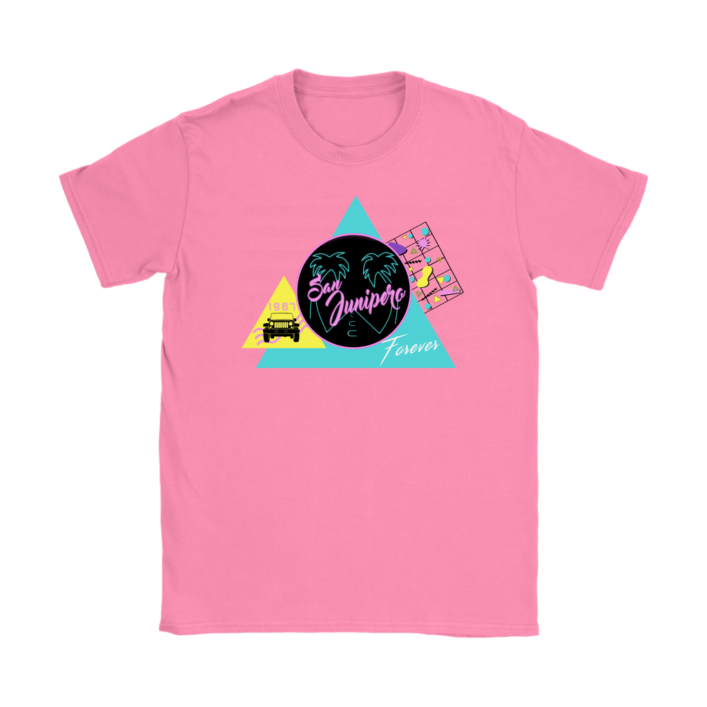Ladies San Junipero Retro 80's Tee