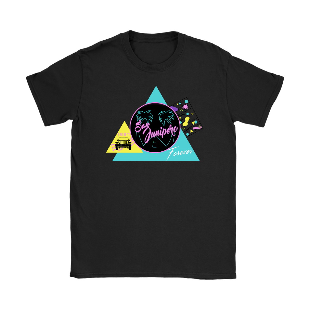 Ladies San Junipero Retro 80's Tee