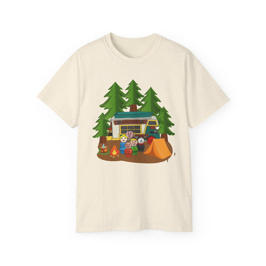 Vintage Little People Camping Tee