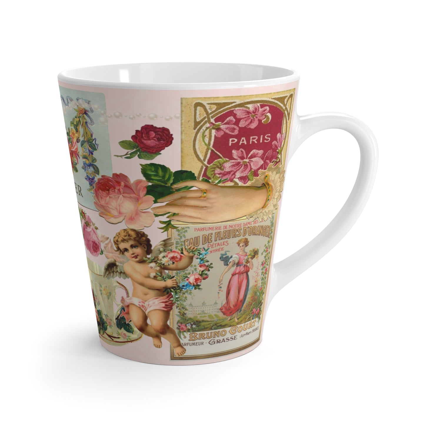 Victorian Scrapbook Latte Mug