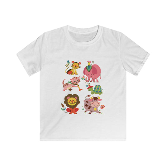 Kids Cute Jungle Friends T-Shirt