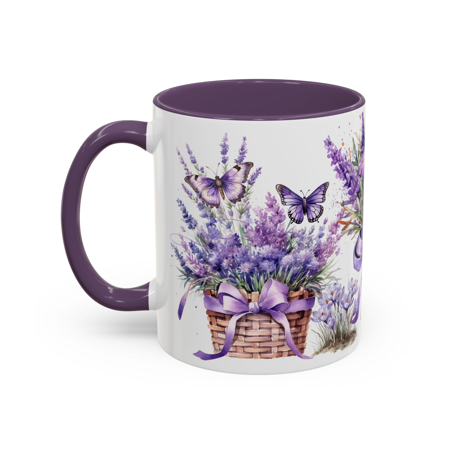 Lavender Bouquets Floral Coffee Mug