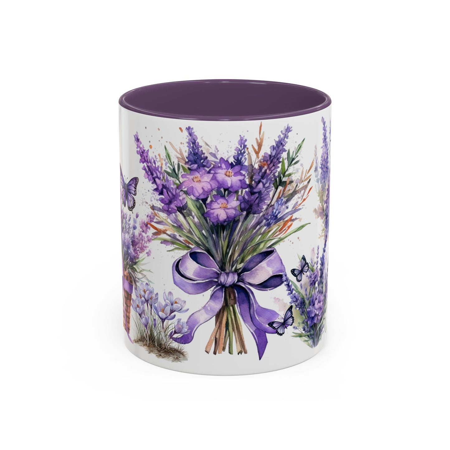 Lavender Bouquets Floral Coffee Mug