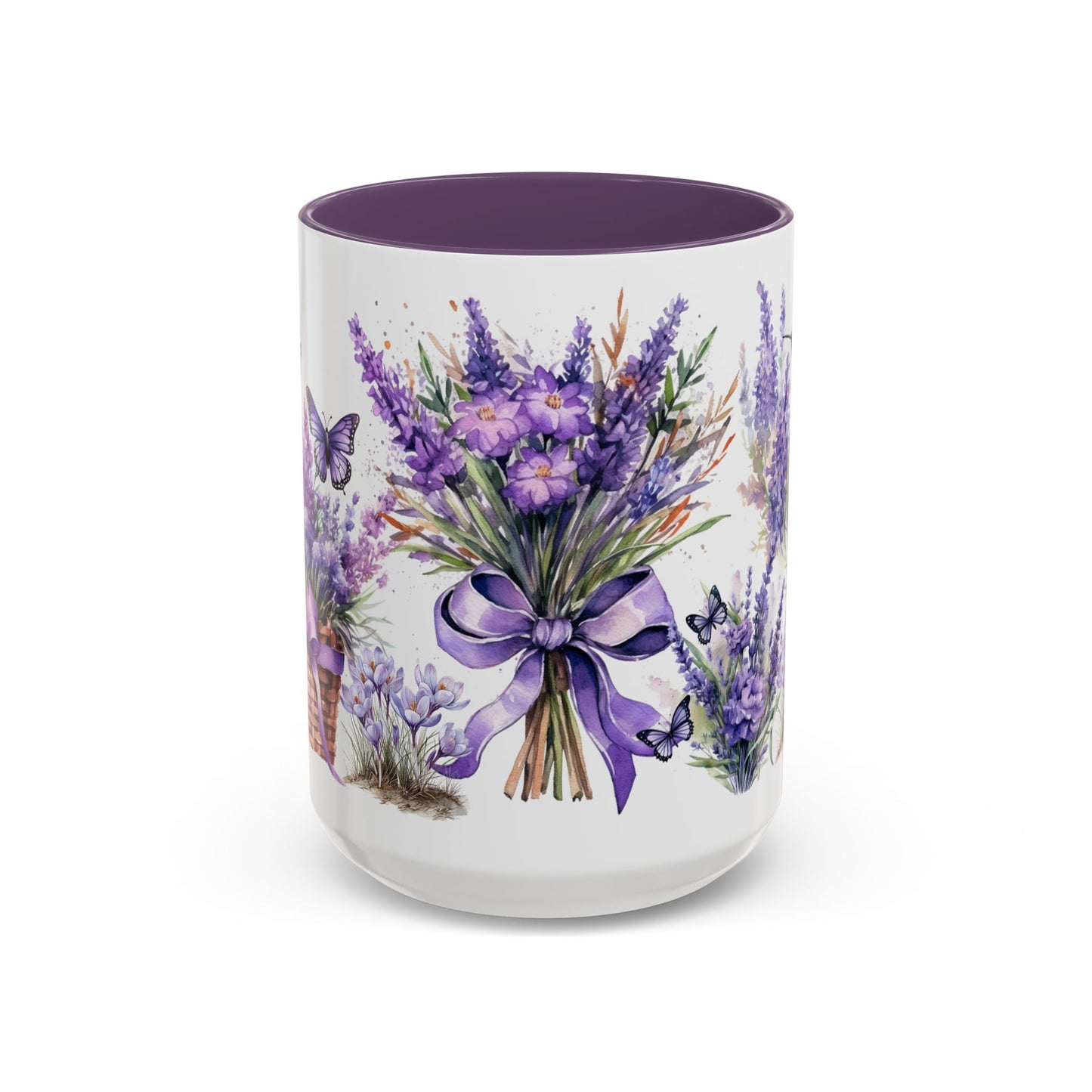 Lavender Bouquets Floral Coffee Mug