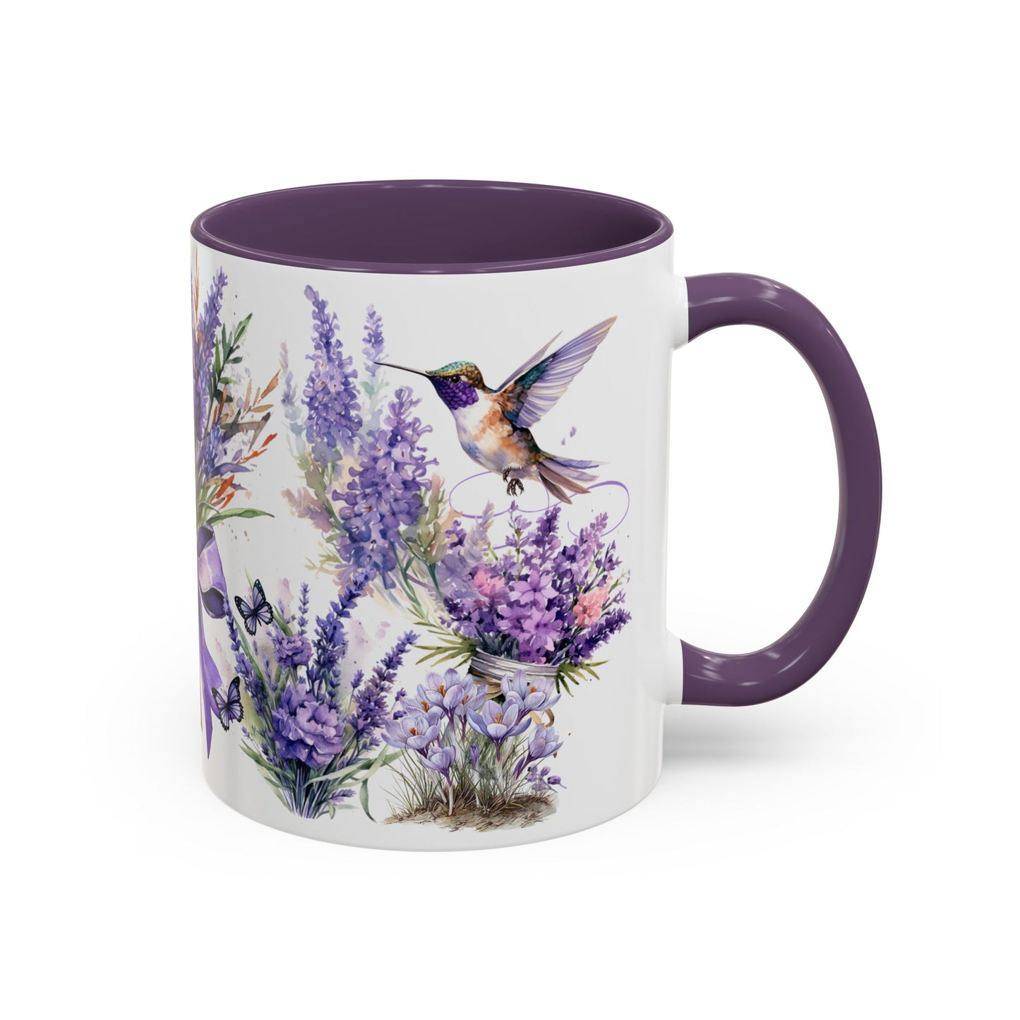 Lavender Bouquets Floral Coffee Mug