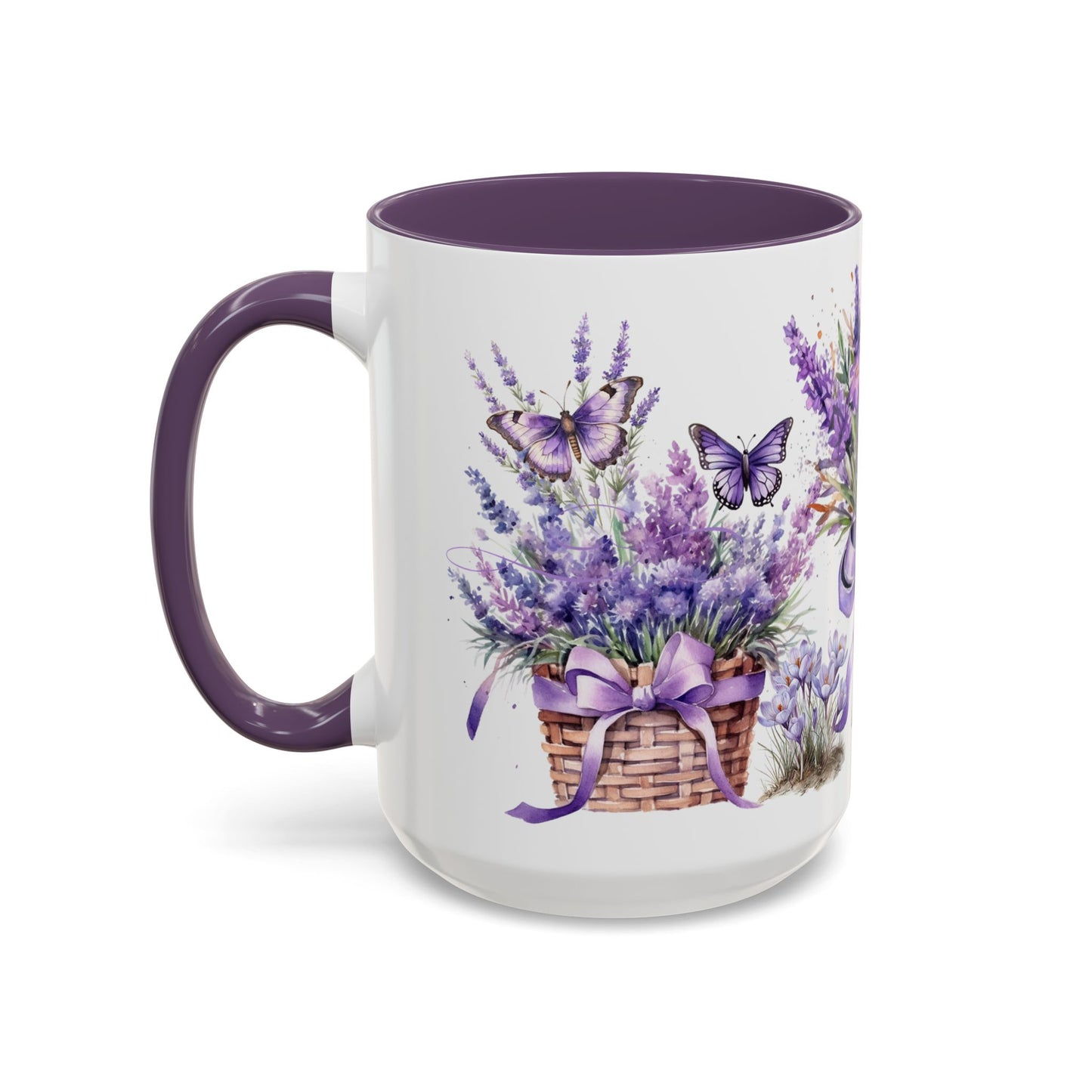 Lavender Bouquets Floral Coffee Mug