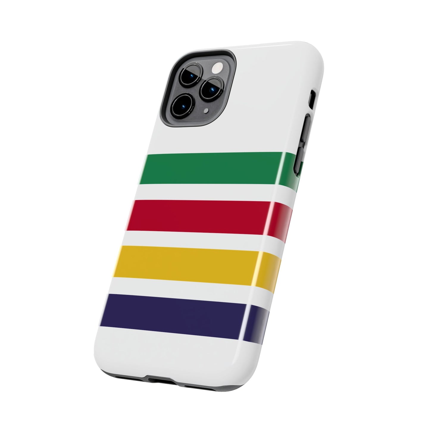 Colorful Preppy National Park Striped Tough Phone Case