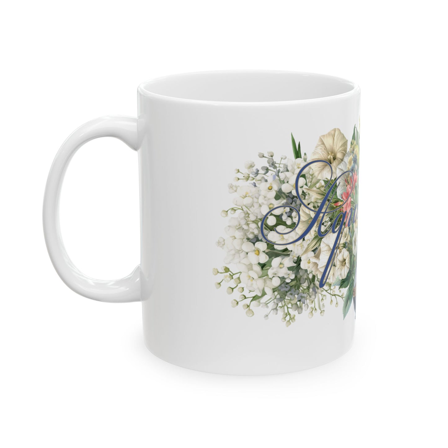 Aqua Tofana Floral  Mug