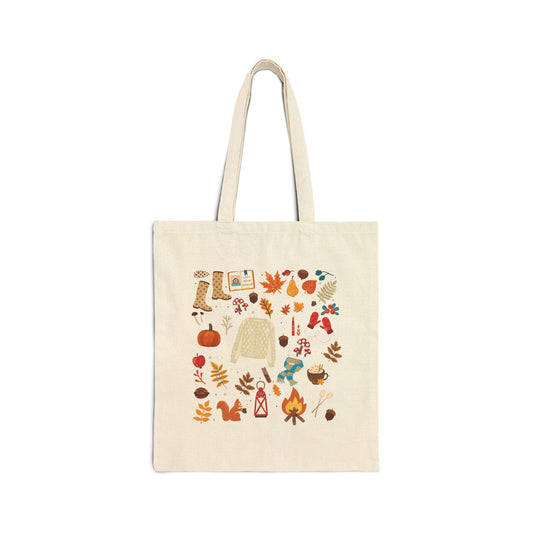 All Things Cozy Cotton Canvas Tote Bag