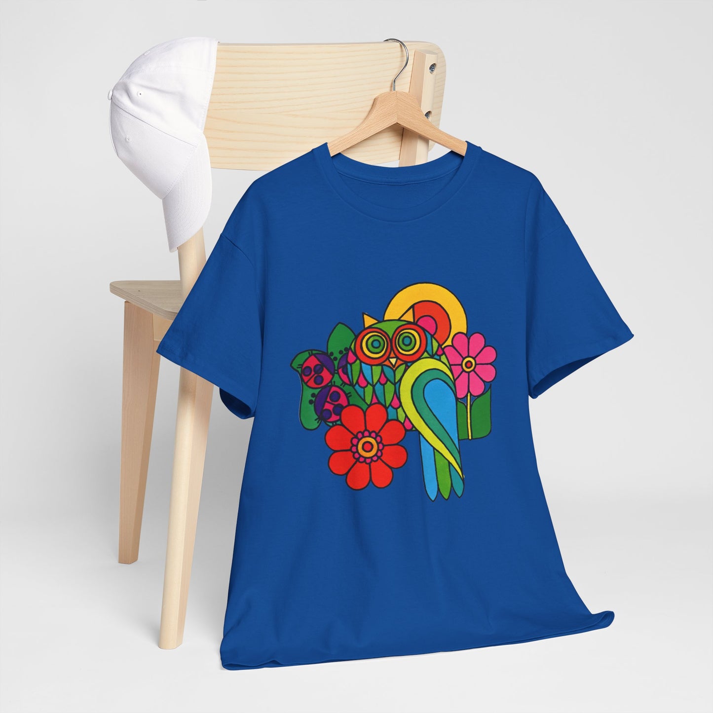 Psychedelic Owl Colorful Tee