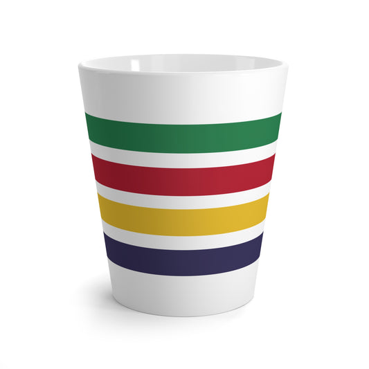 Colorful National Park Striped Latte Mug