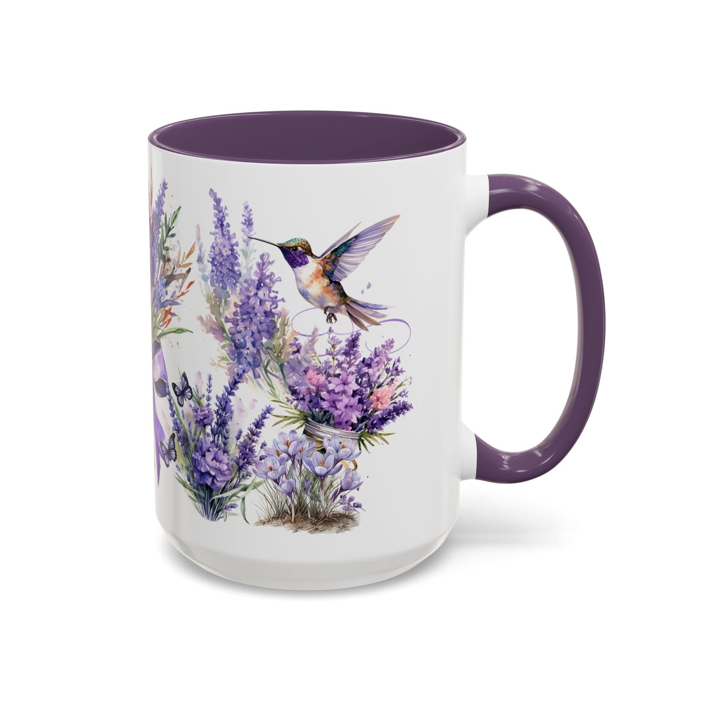 Lavender Bouquets Floral Coffee Mug