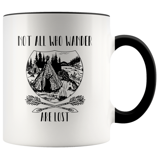 Not All Who Wander Are Lost Vintage Camp Mug