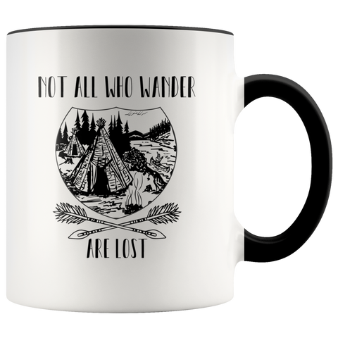 Not All Who Wander Are Lost Vintage Camp Mug