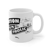 Retro Vacation Fun and Frolic Coffee Mug