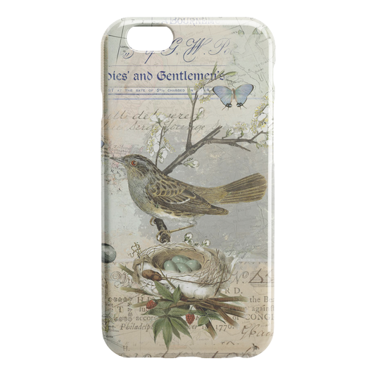 Phone Case Vintage Bird Collage